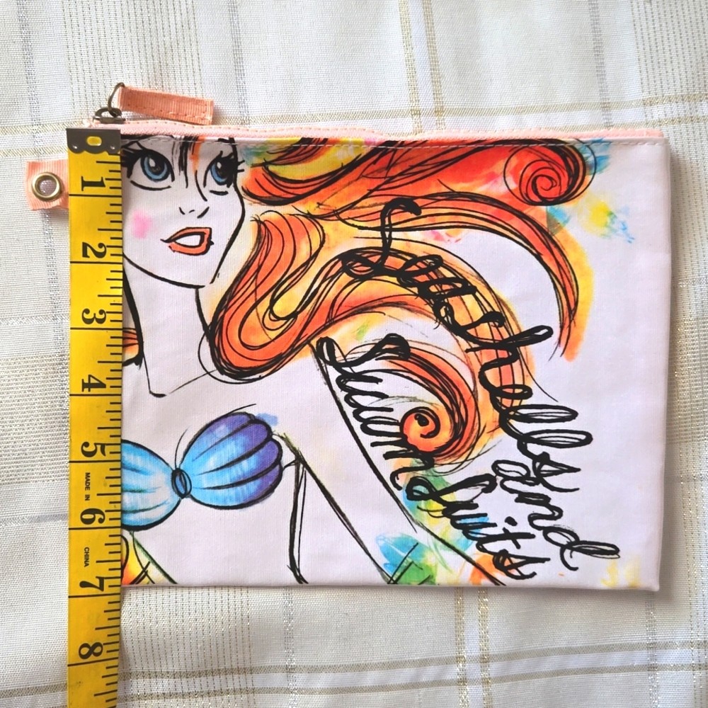 Disney Little Mermaid 3 PC Travel Pouch Set - Picture 6 of 15